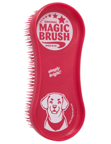 ΒΟΥΡΤΣΑ ΠΕΡΙΠΟΙΗΣΗΣ ΣΚΥΛΟΥ MAGIC BRUSH ΡΟΖ